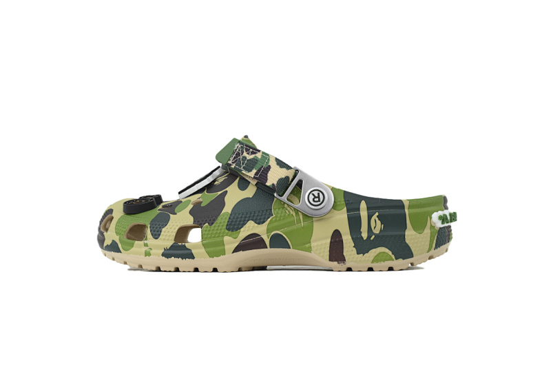BAPE x Crocs Classic Clog  ‘ABC Camo – green’