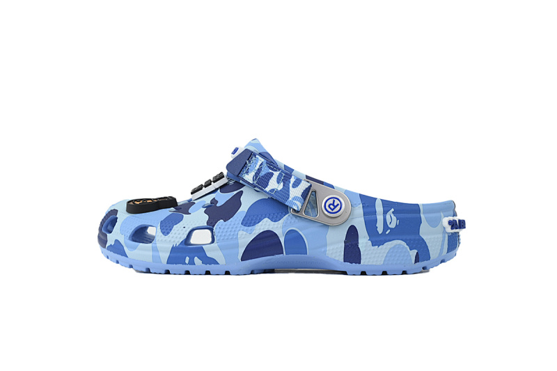 BAPE x Crocs Classic Clog ‘ABC Camo – blue’