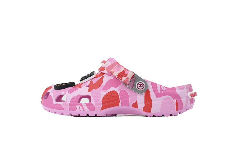 BAPE x Crocs Classic Clog ‘ABC Camo – pink’